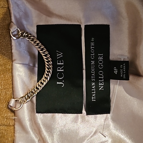 J. Crew Brown Pea Coat with Faux Fur Hood - Picture 2 of 7